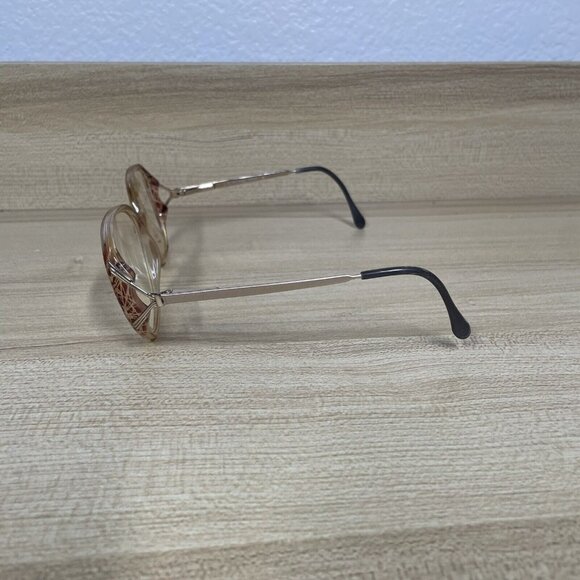 Luxottica Fran 130 Reading Sunglasses Eyeglasses Frames Only Brown Mist - Picture 5 of 7